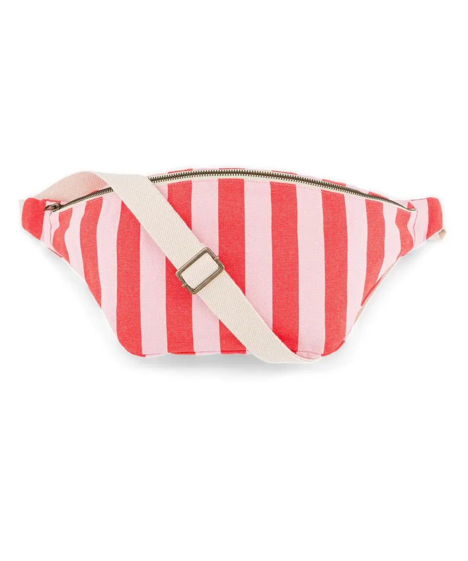 Rose in April - BANANA Bauchtasche • Stripes Tomato/Candy - Bauchtasche - ROSA ECK Concept Store