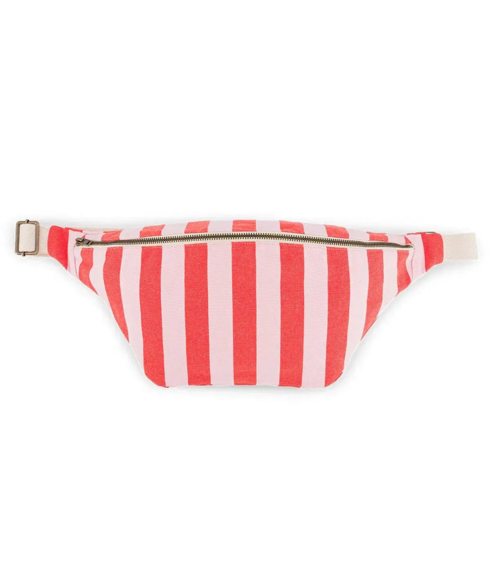 Rose in April - BANANA Bauchtasche • Stripes Tomato/Candy - Bauchtasche - ROSA ECK Concept Store