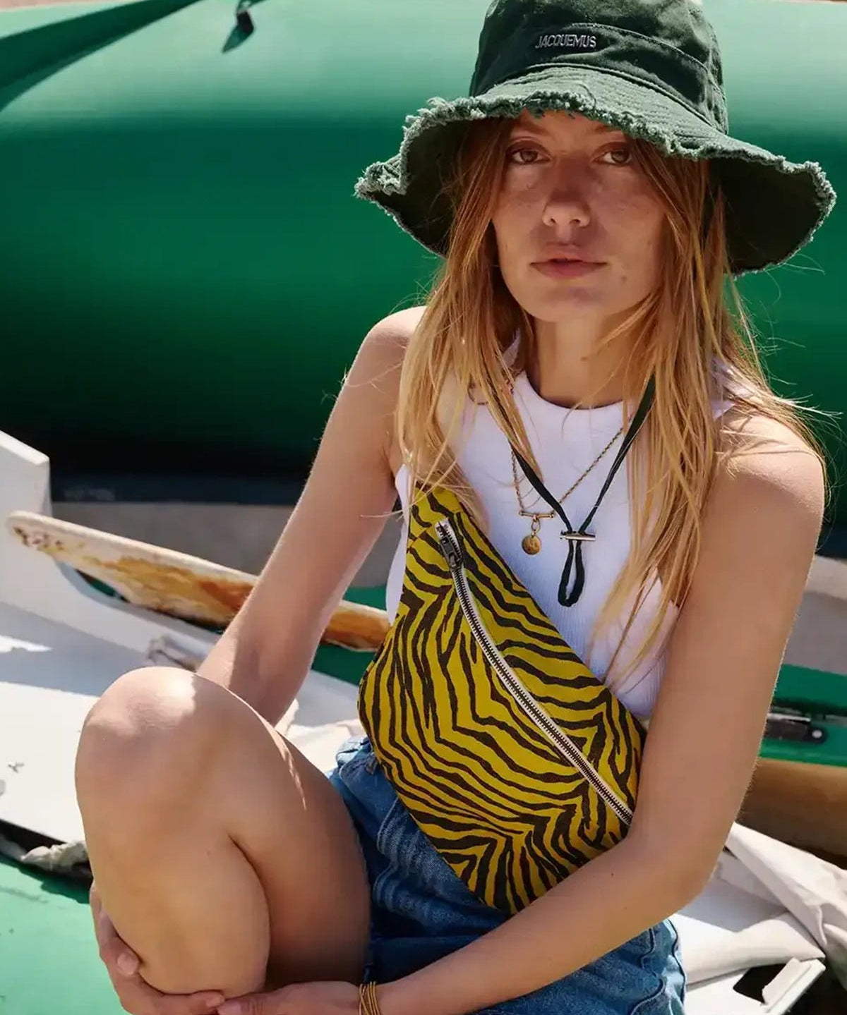 Rose in April - BANANA Bauchtasche • Zebra Bambou/Black - Bauchtasche - ROSA ECK