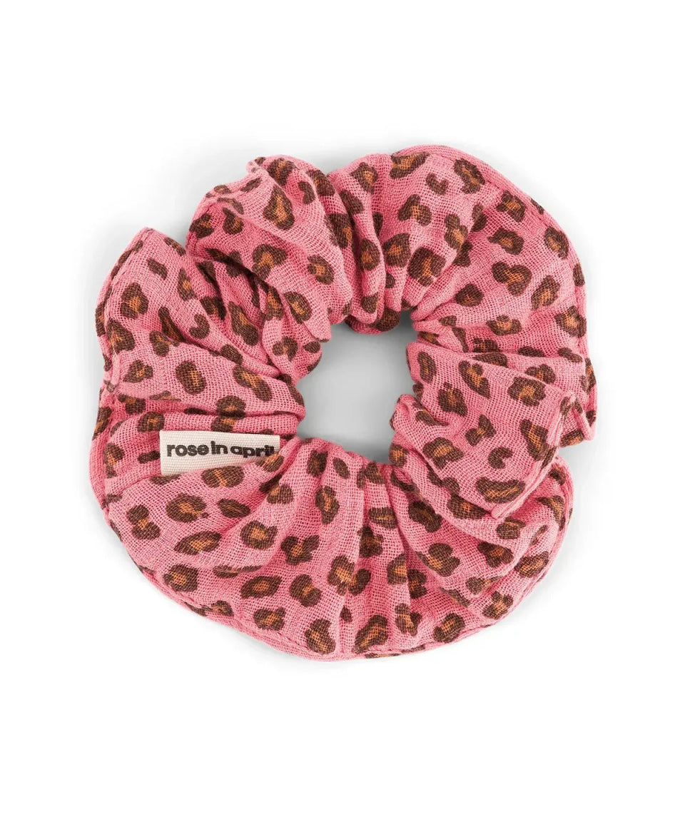Rose in April - CHOUCHOU Haargummi • Mini - Leopard Pink - ROSA ECK Concept Store