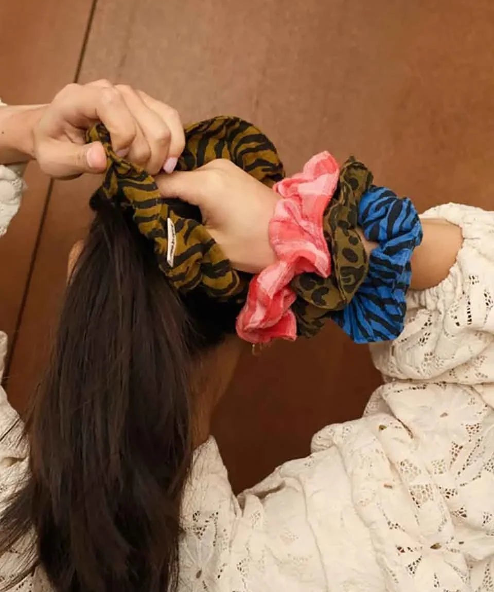 Rose in April - CHOUCHOU Haargummi • Vichy Red/Pink - Haargummi - ROSA ECK