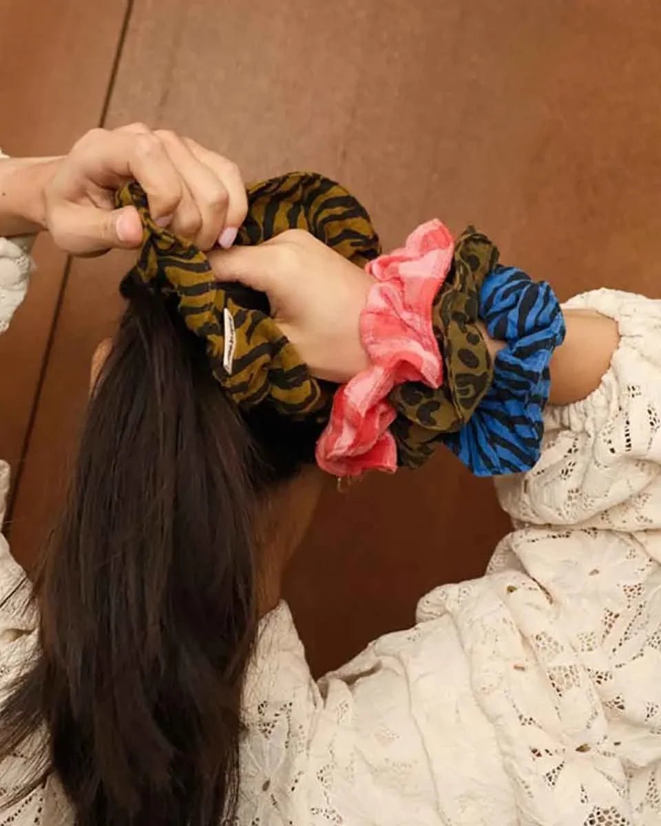 Rose in April - CHOUCHOU Haargummi • Vichy Red/Pink - Haargummi - ROSA ECK