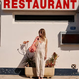 Rose in April - ELISA Einkaufstasche • Streifen Rot/Pink - Tasche - ROSA ECK Concept Store