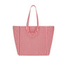 Rose in April - ELISA Einkaufstasche • Stripes Tennis Funky pink - Tasche - ROSA ECK