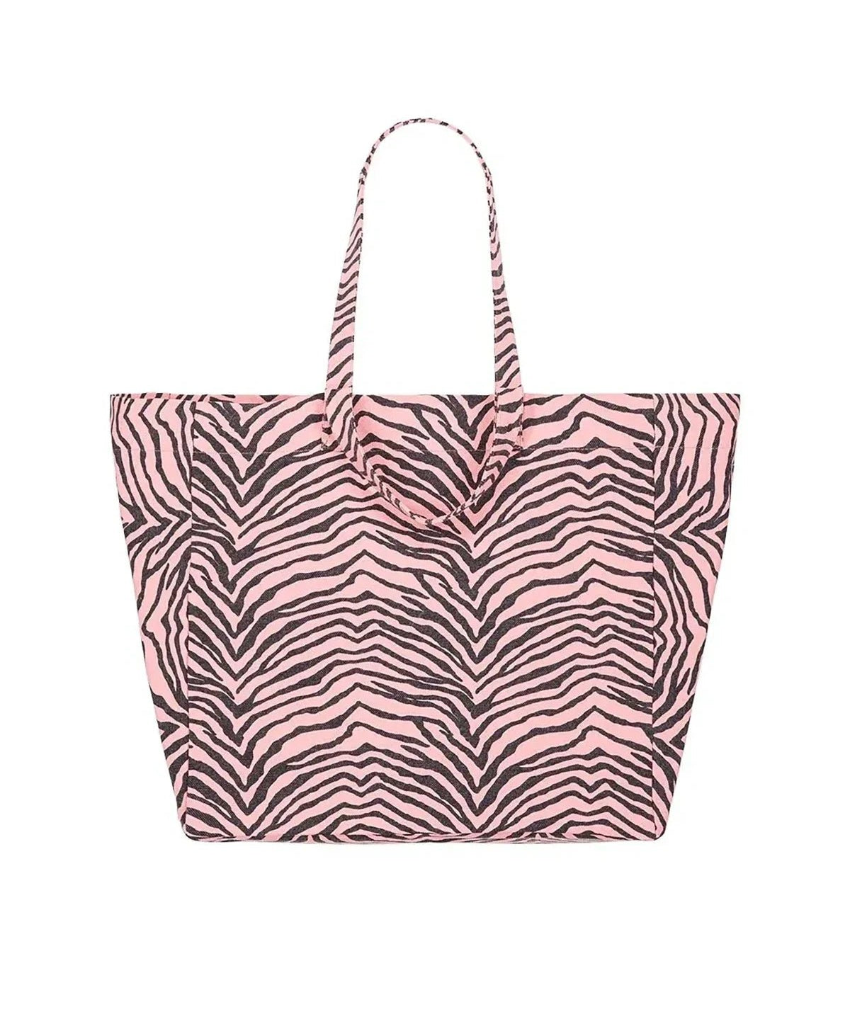 Rose in April - ELISA Einkaufstasche • Zebra Strawberry - ROSA ECK