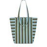 Rose in April - ELISABETH Tragetasche • Stripes Olive/Blue - ROSA ECK