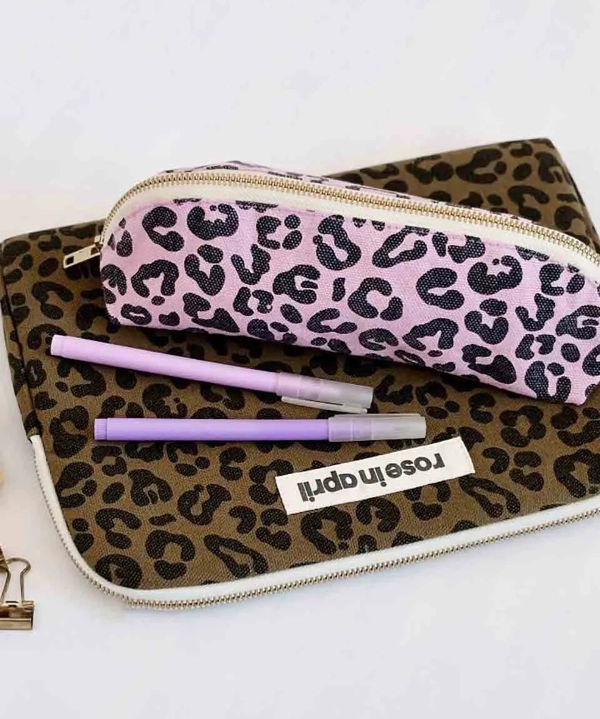 Rose in April - GASTON Federmäppchen • Graou Bubble Pink - Federmäppchen - ROSA ECK