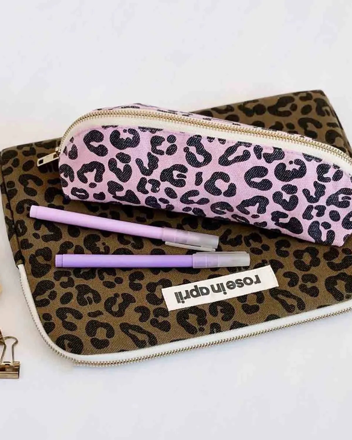 Rose in April - GASTON Federmäppchen • Graou Bubble Pink - Federmäppchen - ROSA ECK