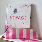 Rose in April - GASTON Federmäppchen • Stripes Neon Pink - Federmäppchen - ROSA ECK