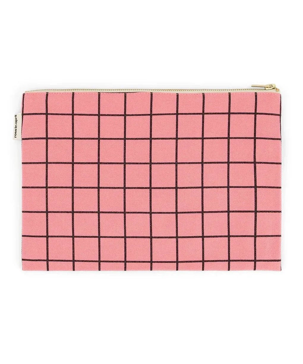 Rose in April - LILI Etui • Check Funky Pink - ROSA ECK