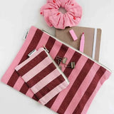 Rose in April - LILI Etui • Stripes Brick/Pink - ROSA ECK