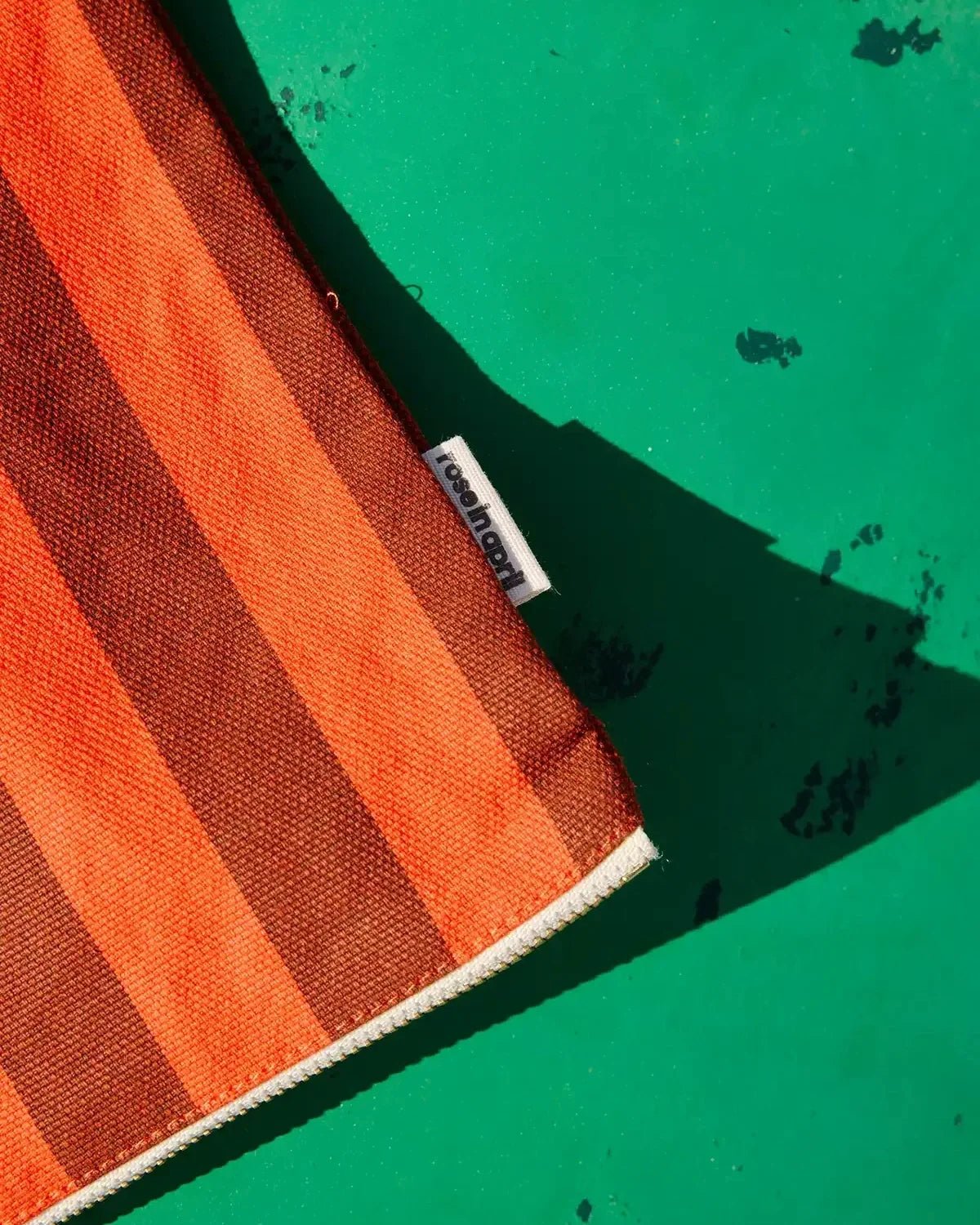 Rose in April - LILI Etui • Stripes Brown/Tomato - ROSA ECK