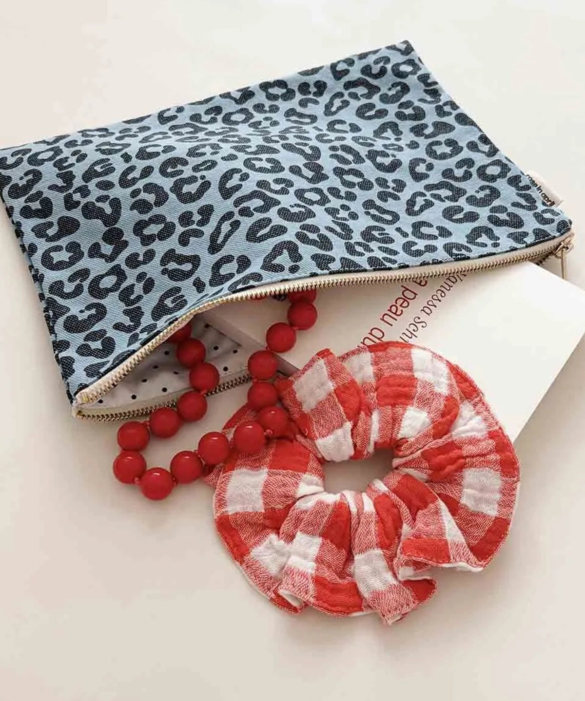 Rose in April - LILI Handtasche • Leo Blue Sky - Beutel - ROSA ECK