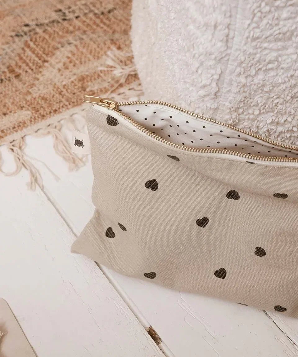 Rose in April - LILI Handtasche • Sand Heart - Beutel - ROSA ECK