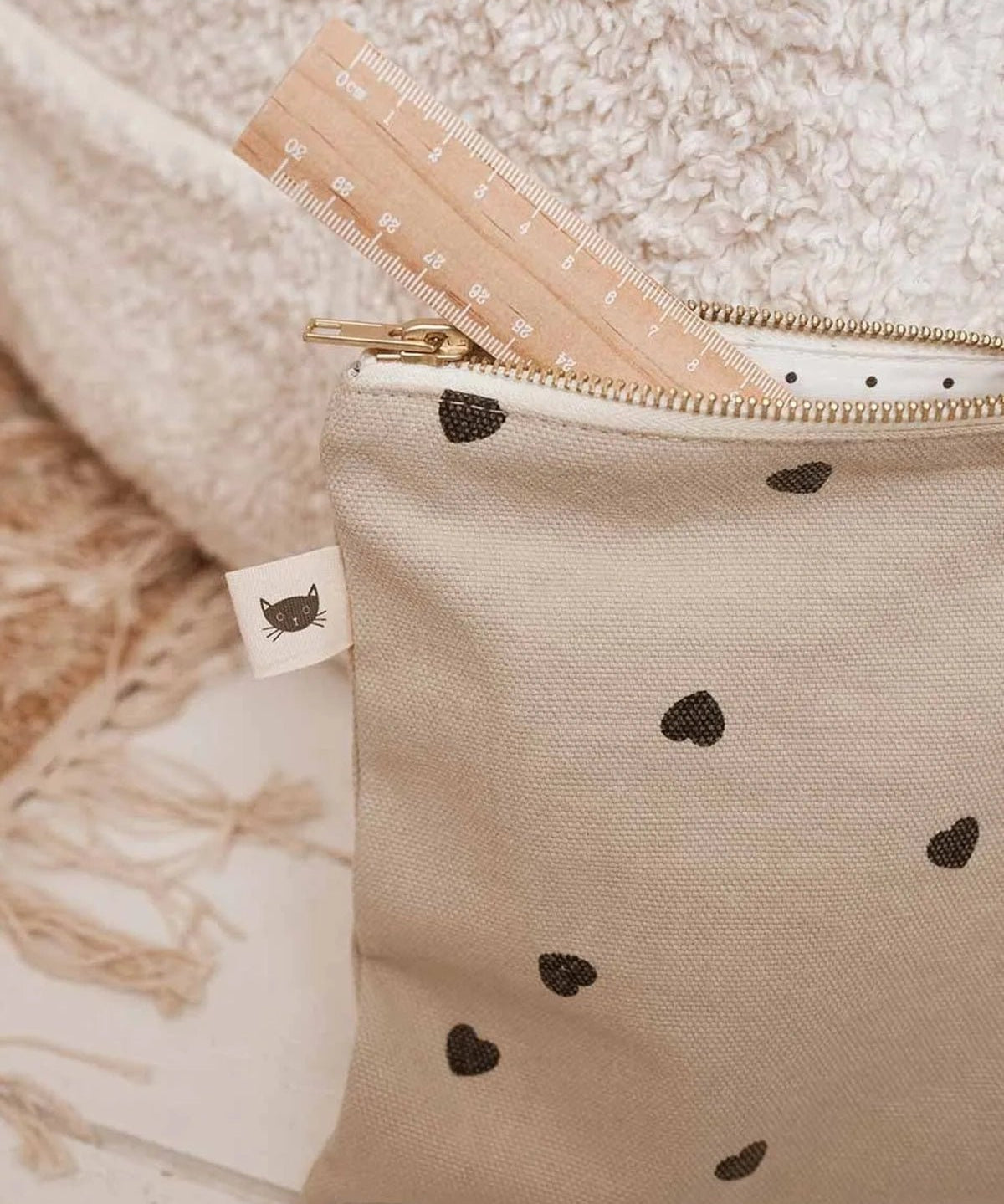 Rose in April - LILI Handtasche • Sand Heart - Beutel - ROSA ECK