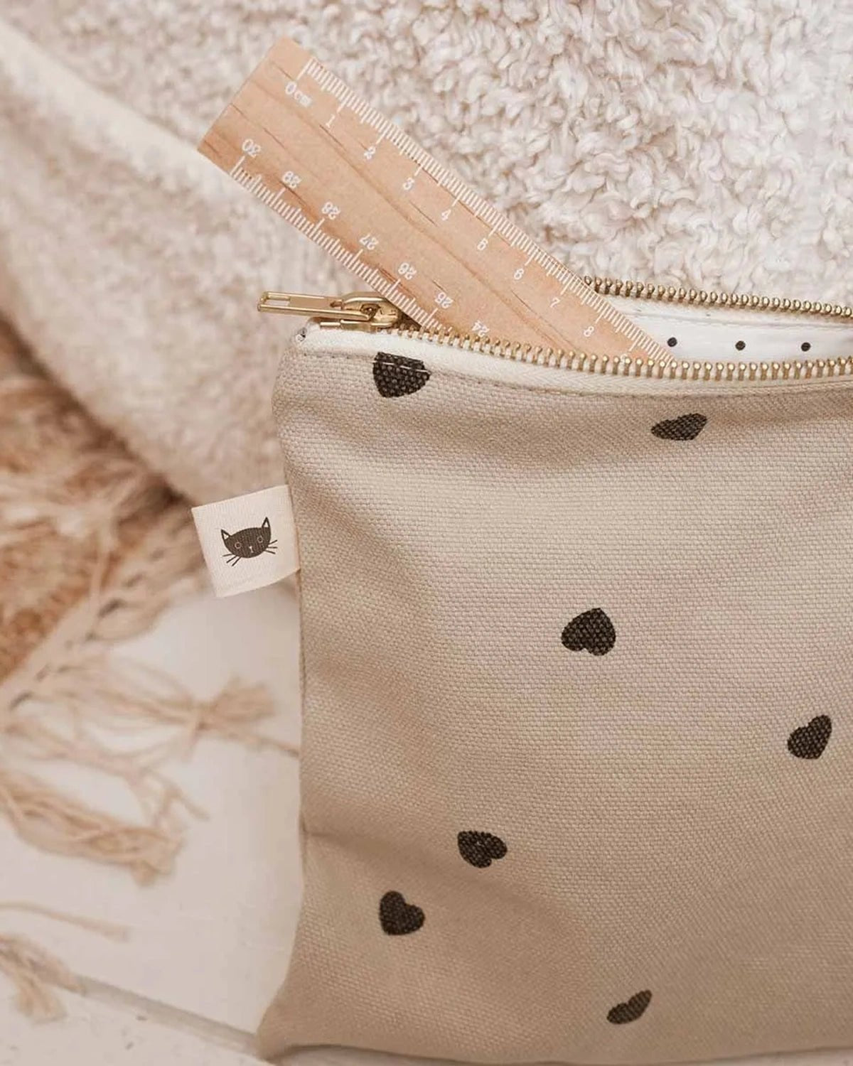 Rose in April - LILI Handtasche • Sand Heart - Beutel - ROSA ECK