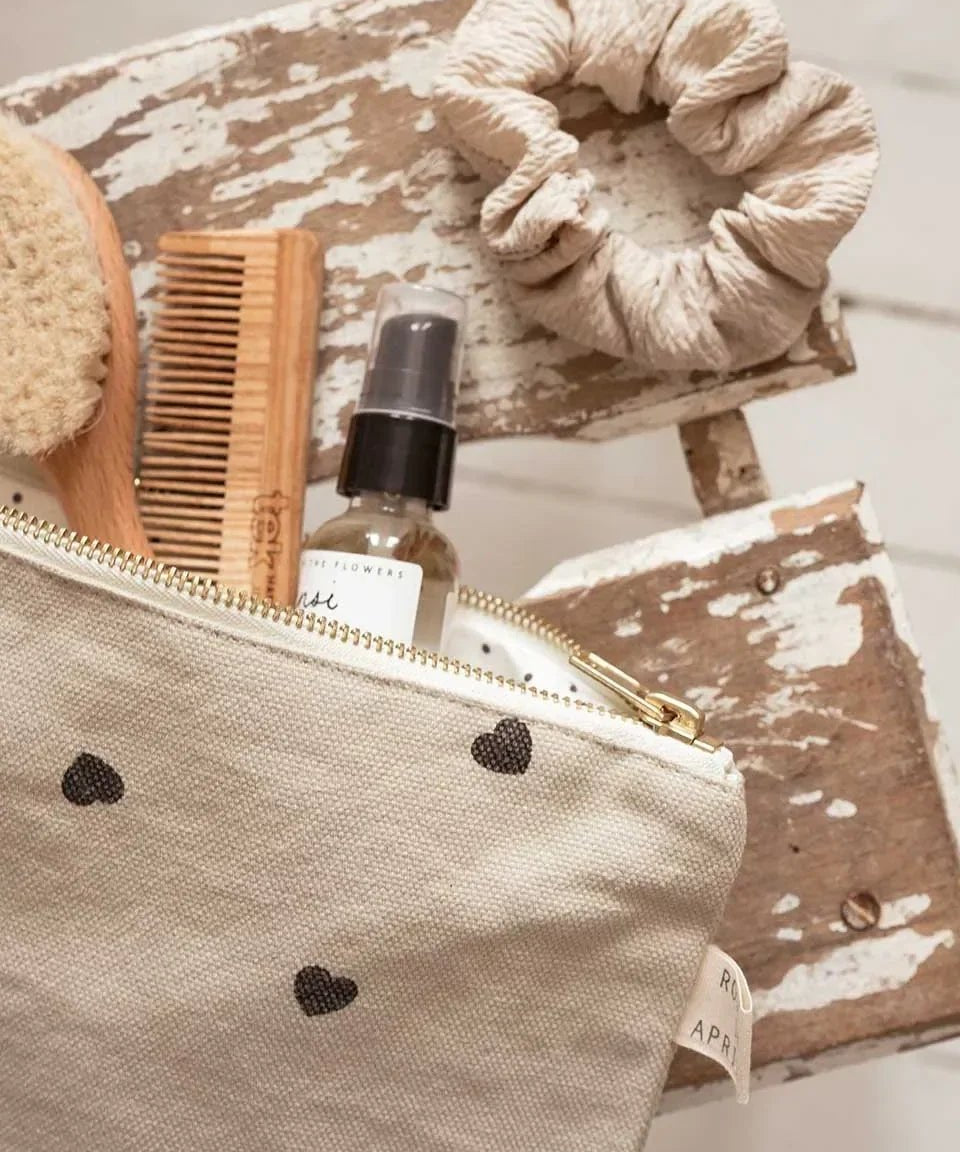 Rose in April - LILI Handtasche • Sand Heart - Beutel - ROSA ECK