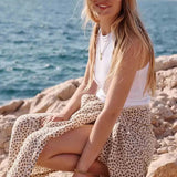 Rose in April - LOUISA Paréo • Mini Leopard Greige - ROSA ECK