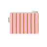 Rose in April - MARIE Geldbeutel • Stripes Tennis Pecan/Strawberry - ROSA ECK