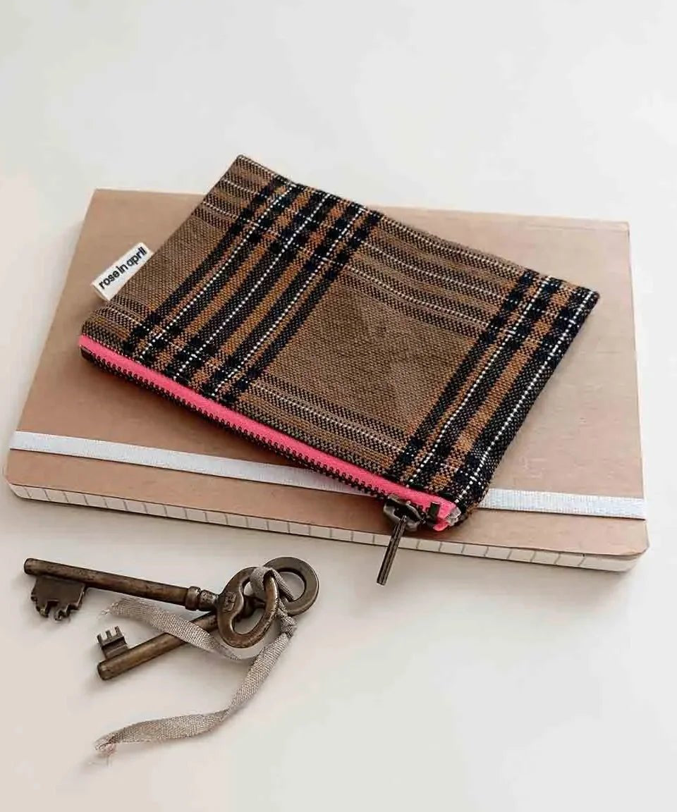 Rose in April - MARIE Geldbeutel • Tartan - ROSA ECK