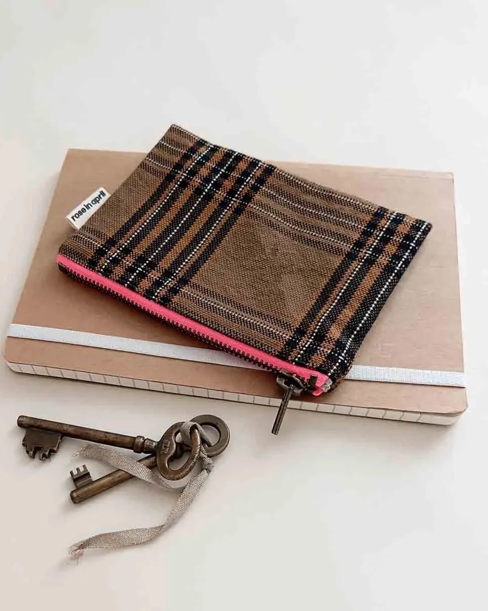Rose in April - MARIE Geldbeutel • Tartan - ROSA ECK