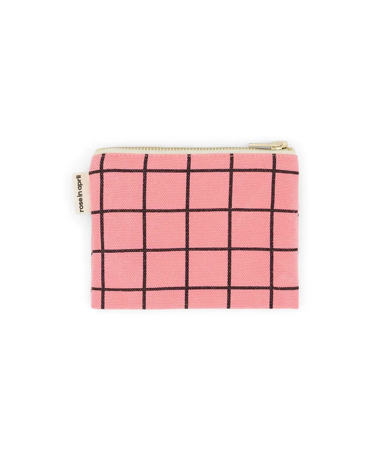 Rose in April - MARIE Mini - Beutel • Funky Pink School Check - Beutel - ROSA ECK