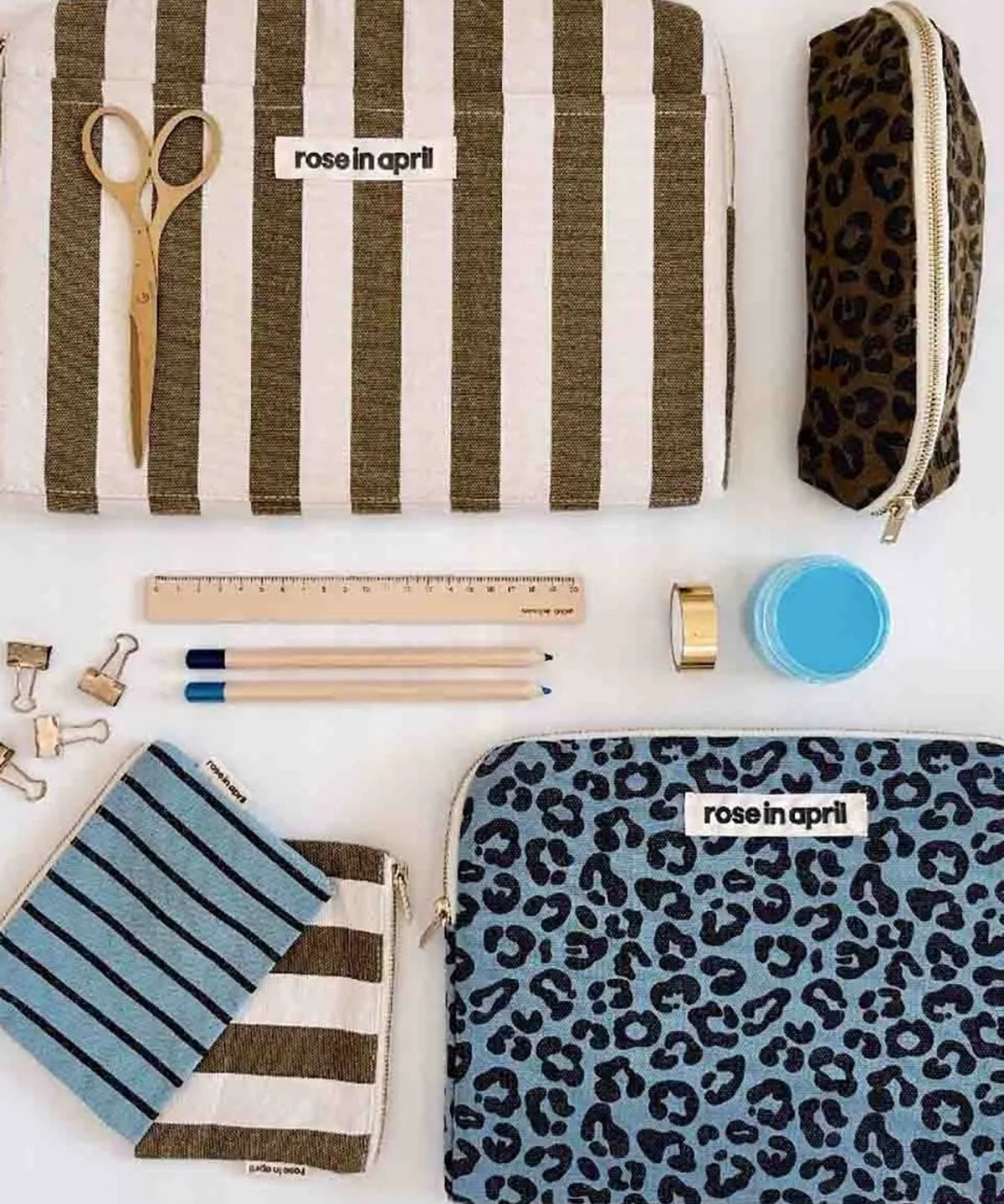 Rose in April - MARIE Mini - Beutel • Olive/Greige - Beutel - ROSA ECK