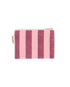 Rose in April - MARIE Mini - Beutel | Stripes  Burgundy / Flamingo - Beutel - ROSA ECK - 
