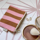 Rose in April - MARIE Mini - Beutel • Stripes Caramel/Strawberry - Beutel - ROSA ECK Concept Store