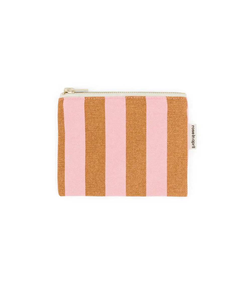 Rose in April - MARIE Mini - Beutel • Stripes Caramel/Strawberry - Beutel - ROSA ECK Concept Store