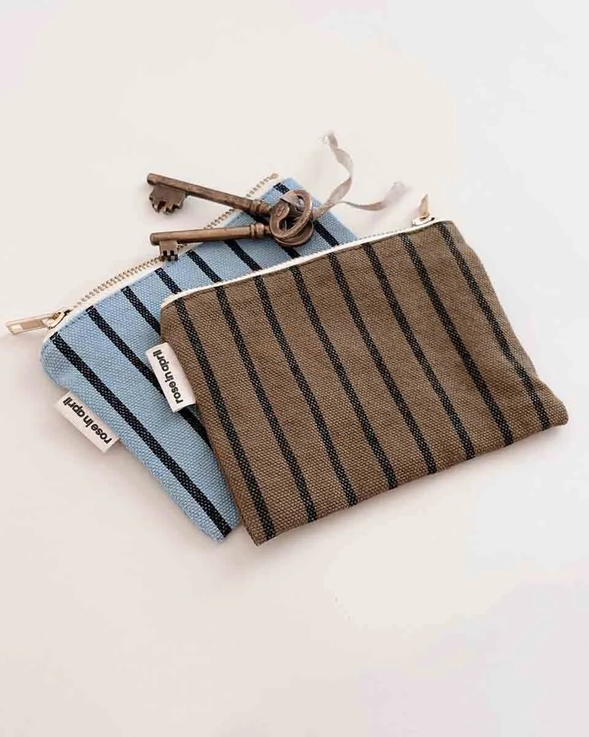 Rose in April - MARIE Mini - Beutel • Stripes Tennis Olive - Beutel - ROSA ECK