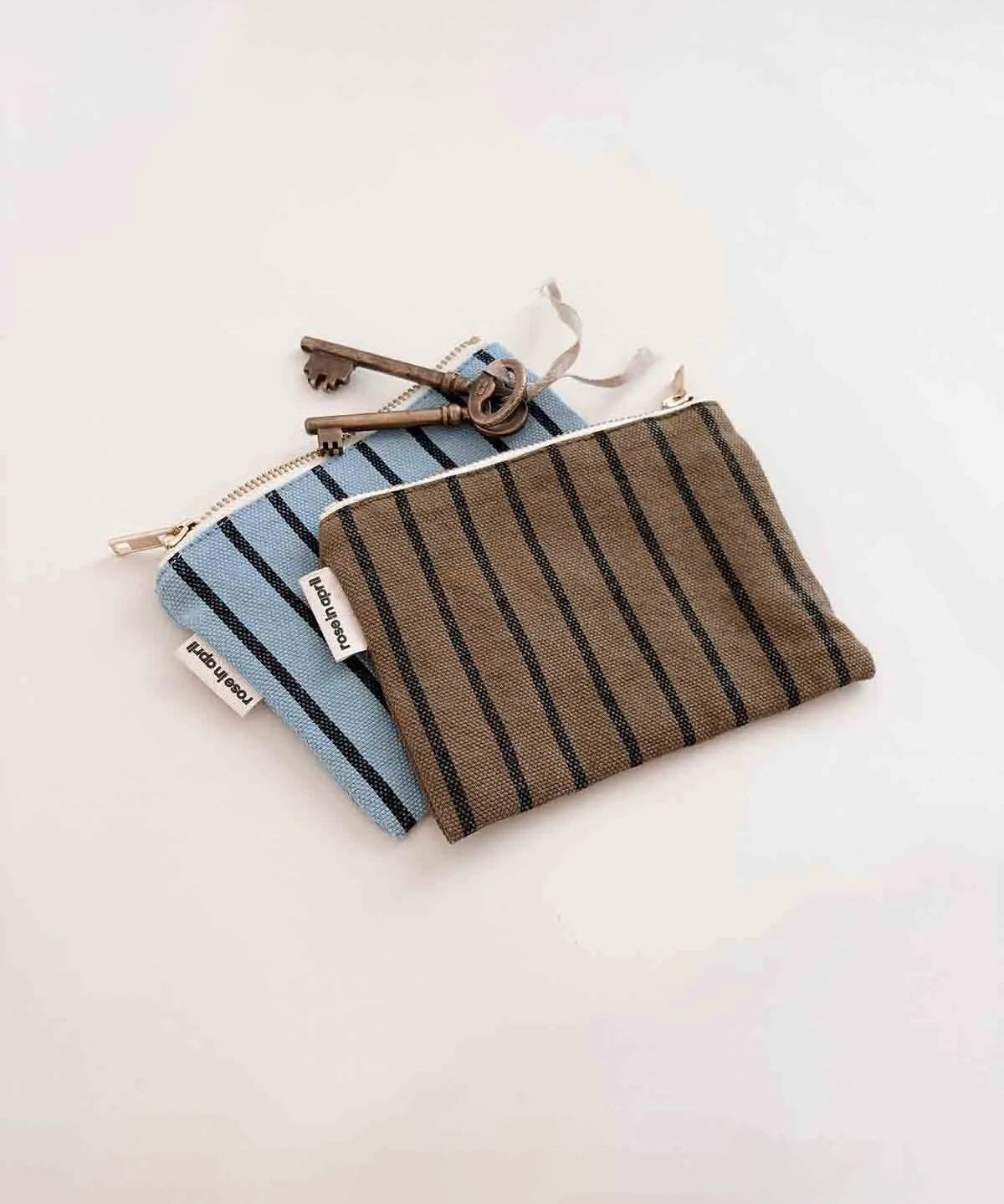 Rose in April - MARIE Mini - Beutel • Stripes Tennis Olive - Beutel - ROSA ECK