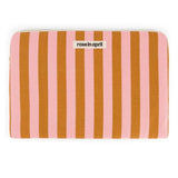 Rose in April - MAYA Laptoptasche (15/16 Zoll) • Stripes Strawberry/Caramel - ROSA ECK