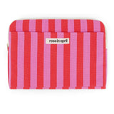 Rose in April - OCTAVE Laptoptasche (13/14 Zoll) • Stripes Orchid Red - Laptoptasche - ROSA ECK Concept Store