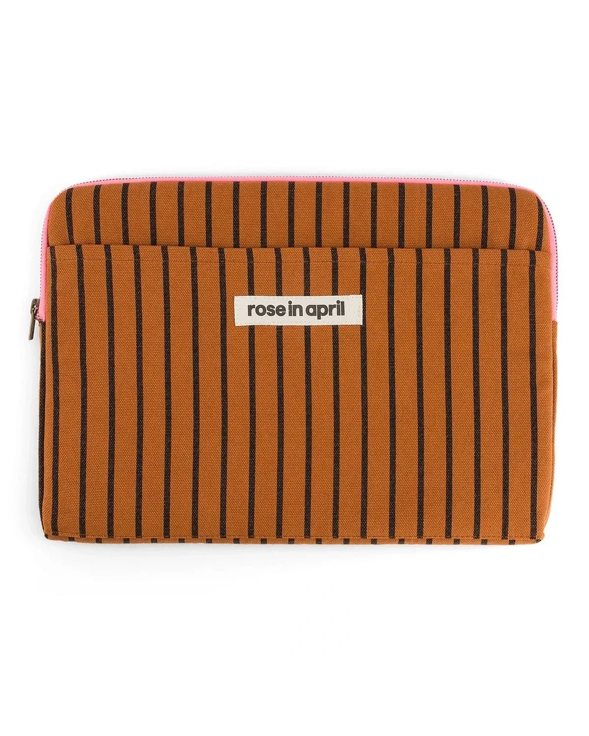 Rose in April - OCTAVE Laptoptasche (13/14 Zoll) • Tennis Ginger - ROSA ECK