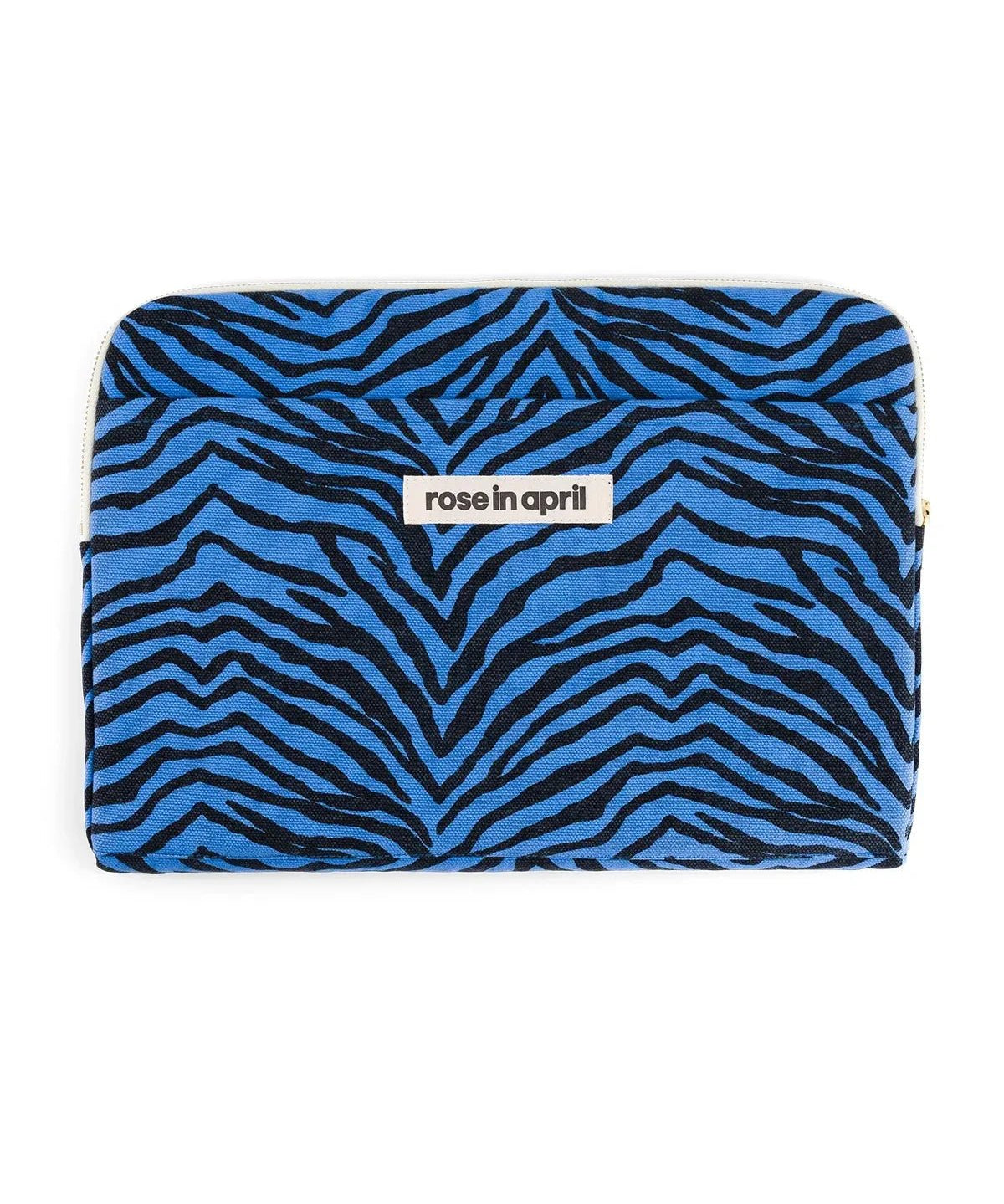 Rose in April - OCTAVE Laptoptasche • Zebrou Greek Blue - Laptoptasche - ROSA ECK