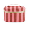 Rose in April - OONA Beautycase • Stripes Brick/Pink - ROSA ECK