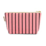 Rose in April - SOFIA Kleiner Kulturbeutel • Stripes Tennis Funky Pink - ROSA ECK