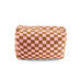 Rose in April - VIC Kulturbeutel • Checks Strawberry/Caramel - Beutel - ROSA ECK Concept Store