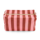 Rose in April - VIC Kulturbeutel • Stripes Brick/Pink - ROSA ECK