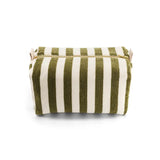Rose in April - VIC Kulturbeutel • Stripes Kaki Terry - Beutel - ROSA ECK Concept Store