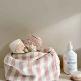 Rose in April - VIC Kulturbeutel • Stripes Light Pink Terry - Beutel - ROSA ECK Concept Store