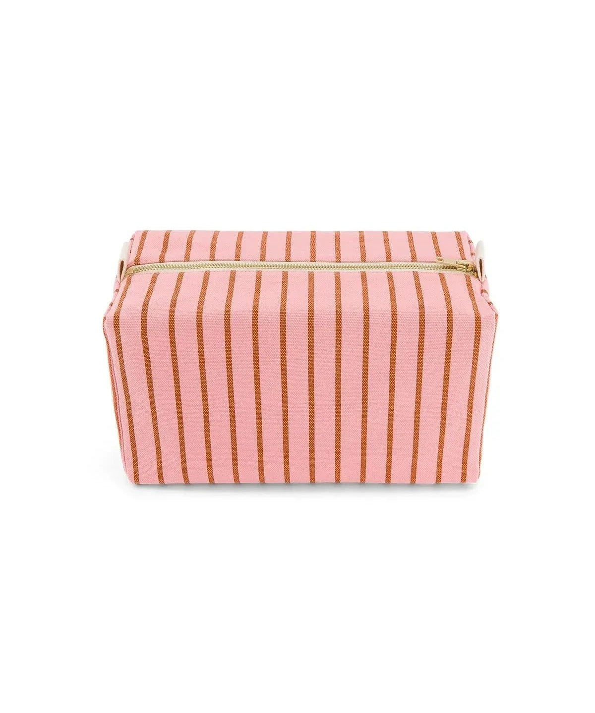 Rose in April - VIC Kulturbeutel • Stripes Tennis Pecan/Strawberry - ROSA ECK