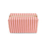 Rose in April - VIC Kulturbeutel • Stripes Tennis Pecan/Strawberry - ROSA ECK