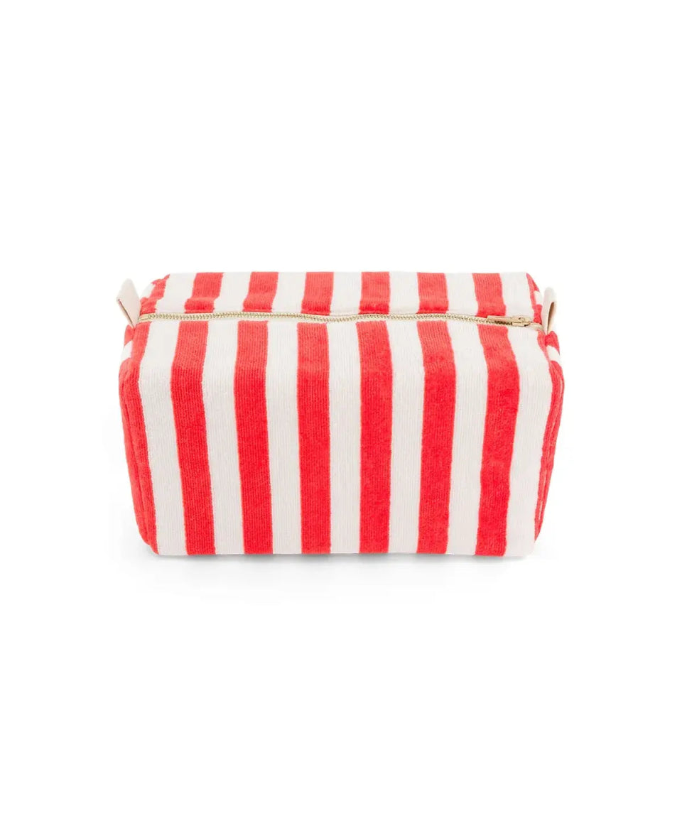Rose in April - VIC Kulturbeutel • Stripes Tomato Terry - Beutel - ROSA ECK Concept Store