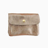 Royal Marais - Geldbeutel aus metallischem Leder • Beige - Geldbeutel - ROSA ECK Concept Store