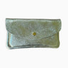 Royal Marais - Geldbeutel aus metallischem Leder mit 2 Taschen • Silber - ROSA ECK Concept Store