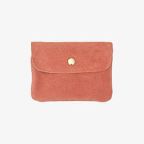 Royal Marais - Geldbeutel in Wildleder-Optik • Koralle - ROSA ECK