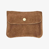 Geldbeutel in Wildleder-Optik • Camel
