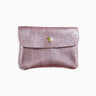Royal Marais - Kleiner Geldbeutel aus metallischem Leder • Rosa - Geldbeutel - ROSA ECK Concept Store